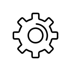 gear icon vector illustration