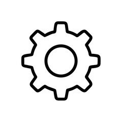 gear icon vector illustration