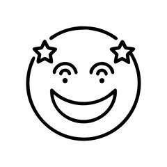 cartoon face of a smiling face