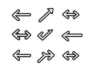 Clean and Minimal Double Arrow Right Line Art for Stock Market