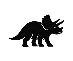 Triceratops dinosaur vector