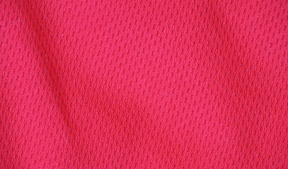 Red football, basketball, volleyball, hockey, rugby, lacrosse and handball jersey clothing fabric...