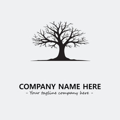 Fototapeta premium Tree Silhouette Logo Company Design Illustration Vector Graphic Image