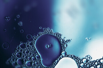 abstract water and air bubbles fresh background