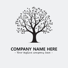 Obraz premium Tree Silhouette Logo Company Design Illustration Vector Graphic Image