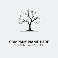 Obraz premium Tree Silhouette Logo Company Design Illustration Vector Graphic Image