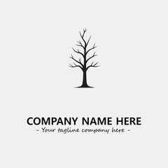 Obraz premium Tree Silhouette Logo Company Design Illustration Vector Graphic Image