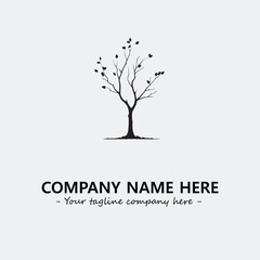 Obraz premium Tree Silhouette Logo Company Design Illustration Vector Graphic Image