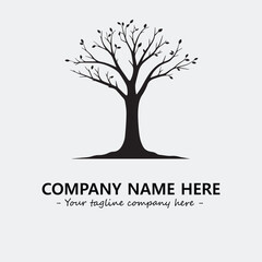 Obraz premium Tree Silhouette Logo Company Design Illustration Vector Graphic Image