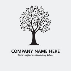 Obraz premium Tree Silhouette Logo Company Design Illustration Vector Graphic Image