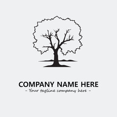 Obraz premium Tree Silhouette Logo Company Design Illustration Vector Graphic Image