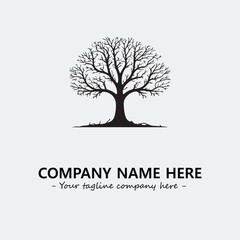 Obraz premium Tree Silhouette Logo Company Design Illustration Vector Graphic Image