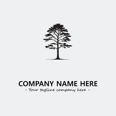 Obraz premium Tree Silhouette Logo Company Design Illustration Vector Graphic Image