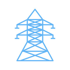 Power Line icon vector image. Suitable for mobile apps, web apps and print media.