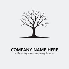Obraz premium Tree Silhouette Logo Company Design Illustration Vector Graphic Image