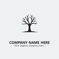 Tree Silhouette Logo Company Design Illustration Vector Graphic Image