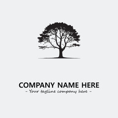 Obraz premium Tree Silhouette Logo Company Design Illustration Vector Graphic Image