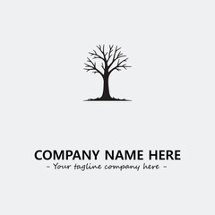 Obraz premium Tree Silhouette Logo Company Design Illustration Vector Graphic Image