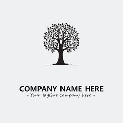 Obraz premium Tree Silhouette Logo Company Design Illustration Vector Graphic Image