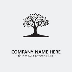 Obraz premium Tree Silhouette Logo Company Design Illustration Vector Graphic Image