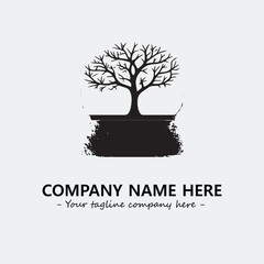 Obraz premium Tree Silhouette Logo Company Design Illustration Vector Graphic Image