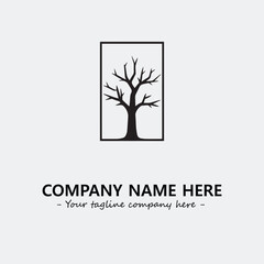 Obraz premium Tree Silhouette Logo Company Design Illustration Vector Graphic Image