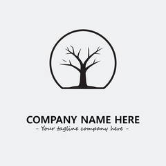 Obraz premium Tree Silhouette Logo Company Design Illustration Vector Graphic Image