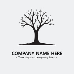 Obraz premium Tree Silhouette Logo Company Design Illustration Vector Graphic Image