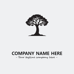 Obraz premium Tree Silhouette Logo Company Design Illustration Vector Graphic Image