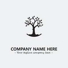 Obraz premium Tree Silhouette Logo Company Design Illustration Vector Graphic Image