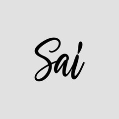 Sai word 
