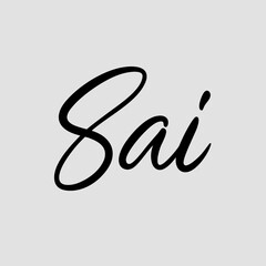 Sai word 
