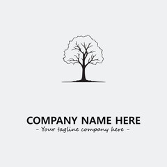 Obraz premium Tree Silhouette Logo Company Design Illustration Vector Graphic Image