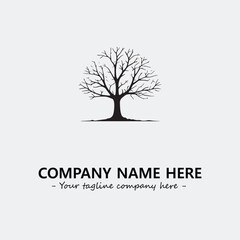 Obraz premium Tree Silhouette Logo Company Design Illustration Vector Graphic Image