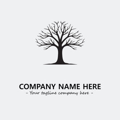 Obraz premium Tree Silhouette Logo Company Design Illustration Vector Graphic Image
