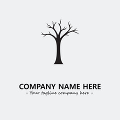 Obraz premium Tree Silhouette Logo Company Design Illustration Vector Graphic Image