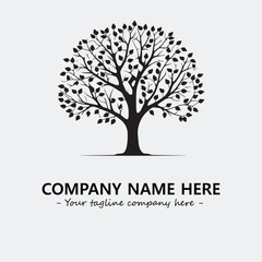 Obraz premium Tree Silhouette Logo Company Design Illustration Vector Graphic Image