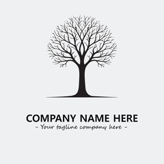 Obraz premium Tree Silhouette Logo Company Design Illustration Vector Graphic Image