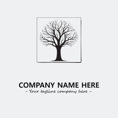 Obraz premium Tree Silhouette Logo Company Design Illustration Vector Graphic Image