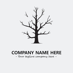 Obraz premium Tree Silhouette Logo Company Design Illustration Vector Graphic Image