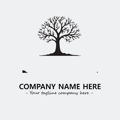 Obraz premium Tree Silhouette Logo Company Design Illustration Vector Graphic Image