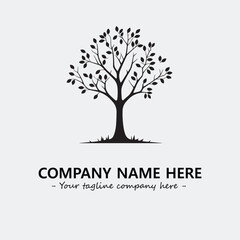 Obraz premium Tree Silhouette Logo Company Design Illustration Vector Graphic Image