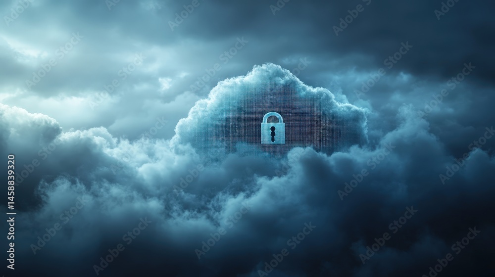 Poster a cloud security system protecting data storage with multi-layered encryption technology