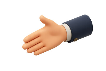 Realistic Hand Gesture for Greeting and Welcoming in Business Setting