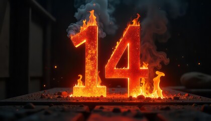 Burning Number 14