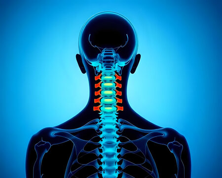 3d rendered illustration of a skeleton
Osteopata 