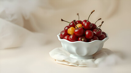 A Bowl of Cherries: A Symphony of Taste and Color

