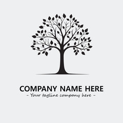 Obraz premium Tree Silhouette Logo Company Design Illustration Vector Graphic Image