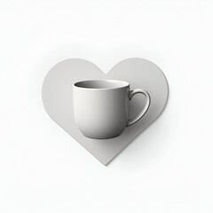 cup of coffee with heart