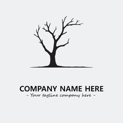 Tree Silhouette Logo Company Design Illustration Vector Graphic Image